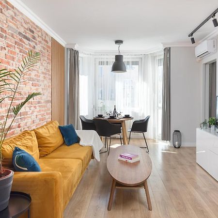 Stylowy Apartament Z Pieknym Widokiem Na Miasto Warsaw Luaran gambar